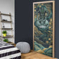 Egyptian Hapi Door Cover God of the Nile Ankh Symbol Lotus Flowers and Sacred River Energy
