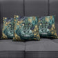 Egyptian Hapi Pillow Cover God of the Nile Ankh Symbol Lotus Flowers and Sacred River Energy
