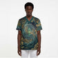Egyptian Hapi Scrub Top God of the Nile Ankh Symbol Lotus Flowers and Sacred River Energy