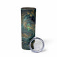 Egyptian Hapi Skinny Tumbler God of the Nile Ankh Symbol Lotus Flowers and Sacred River Energy