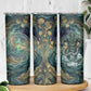 Egyptian Hapi Skinny Tumbler God of the Nile Ankh Symbol Lotus Flowers and Sacred River Energy