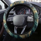 Egyptian Hapi Steering Wheel Cover God of the Nile Ankh Symbol Lotus Flowers and Sacred River Energy