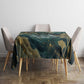 Egyptian Hapi Tablecloth God of the Nile Ankh Symbol Lotus Flowers and Sacred River Energy