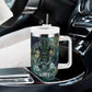 Egyptian Hapi Tumbler With Handle God of the Nile Ankh Symbol Lotus Flowers and Sacred River Energy