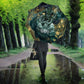 Egyptian Hapi Umbrella God of the Nile Ankh Symbol Lotus Flowers and Sacred River Energy