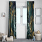 Egyptian Hapi Window Curtain God of the Nile Ankh Symbol Lotus Flowers and Sacred River Energy
