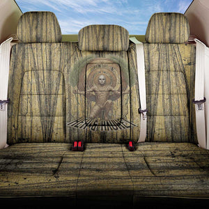 Heh and Hauhet Egyptian Back Car Seat Cover Timeless Gods Design Infinity Serpent and Divine Balance Ancient