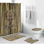 Heh and Hauhet Egyptian Bathroom Set Timeless Gods Design Infinity Serpent and Divine Balance Ancient