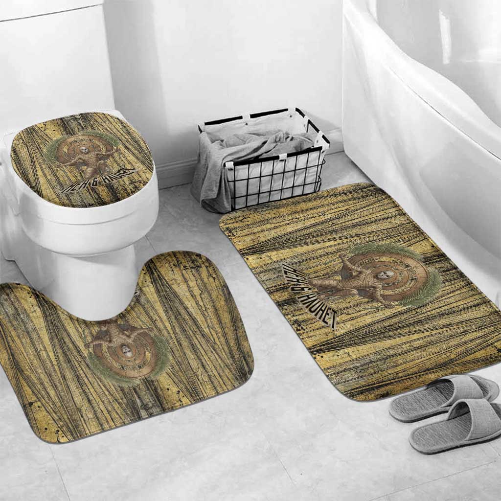 Heh and Hauhet Egyptian Bathroom Set Timeless Gods Design Infinity Serpent and Divine Balance Ancient