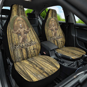 Heh and Hauhet Egyptian Car Seat Cover Timeless Gods Design Infinity Serpent and Divine Balance Ancient