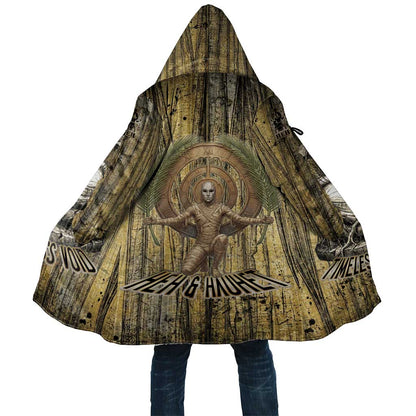 Heh and Hauhet Egyptian Cloak Timeless Gods Design Infinity Serpent and Divine Balance Ancient