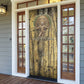 Heh and Hauhet Egyptian Door Cover Timeless Gods Design Infinity Serpent and Divine Balance Ancient