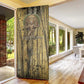 Heh and Hauhet Egyptian Door Cover Timeless Gods Design Infinity Serpent and Divine Balance Ancient