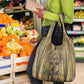 Heh and Hauhet Egyptian Grocery Bag Timeless Gods Design Infinity Serpent and Divine Balance Ancient