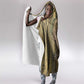 Heh and Hauhet Egyptian Hooded Blanket Timeless Gods Design Infinity Serpent and Divine Balance Ancient