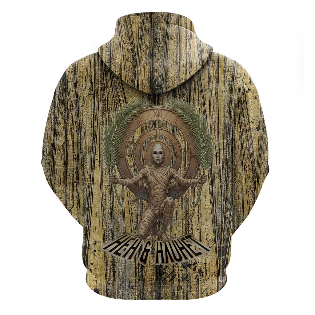 Heh and Hauhet Egyptian Hoodie Timeless Gods Design Infinity Serpent and Divine Balance Ancient