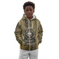 Heh and Hauhet Egyptian Kid Hoodie Timeless Gods Design Infinity Serpent and Divine Balance Ancient