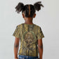 Heh and Hauhet Egyptian Kid T shirt Timeless Gods Design Infinity Serpent and Divine Balance Ancient