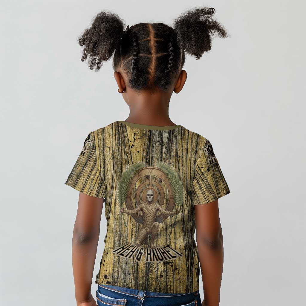 Heh and Hauhet Egyptian Kid T shirt Timeless Gods Design Infinity Serpent and Divine Balance Ancient