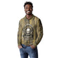 Heh and Hauhet Egyptian Long Sleeve Polo Shirt Timeless Gods Design Infinity Serpent and Divine Balance Ancient