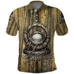 Heh and Hauhet Egyptian Polo Shirt Timeless Gods Design Infinity Serpent and Divine Balance Ancient