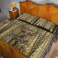 Heh and Hauhet Egyptian Quilt Bed Set Timeless Gods Design Infinity Serpent and Divine Balance Ancient