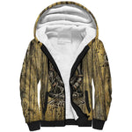 Heh and Hauhet Egyptian Sherpa Hoodie Timeless Gods Design Infinity Serpent and Divine Balance Ancient