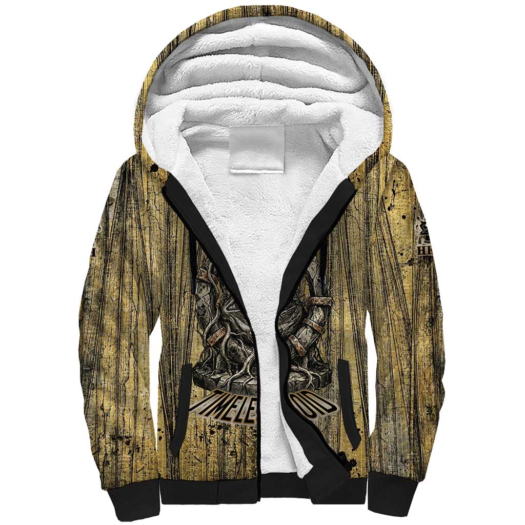 Heh and Hauhet Egyptian Sherpa Hoodie Timeless Gods Design Infinity Serpent and Divine Balance Ancient