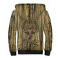Heh and Hauhet Egyptian Sherpa Hoodie Timeless Gods Design Infinity Serpent and Divine Balance Ancient