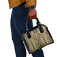 Heh and Hauhet Egyptian Shoulder Handbag Timeless Gods Design Infinity Serpent and Divine Balance Ancient