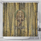 Heh and Hauhet Egyptian Shower Curtain Timeless Gods Design Infinity Serpent and Divine Balance Ancient