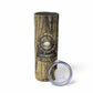 Heh and Hauhet Egyptian Skinny Tumbler Timeless Gods Design Infinity Serpent and Divine Balance Ancient