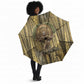 Heh and Hauhet Egyptian Umbrella Timeless Gods Design Infinity Serpent and Divine Balance Ancient