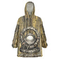 Heh and Hauhet Egyptian Wearable Blanket Hoodie Timeless Gods Design Infinity Serpent and Divine Balance Ancient