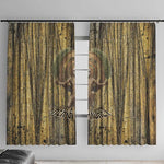 Heh and Hauhet Egyptian Window Curtain Timeless Gods Design Infinity Serpent and Divine Balance Ancient