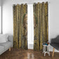 Heh and Hauhet Egyptian Window Curtain Timeless Gods Design Infinity Serpent and Divine Balance Ancient