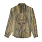 Heh and Hauhet Egyptian Women Casual Shirt Timeless Gods Design Infinity Serpent and Divine Balance Ancient