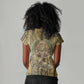 Heh and Hauhet Egyptian Women V-Neck T-Shirt Timeless Gods Design Infinity Serpent and Divine Balance Ancient