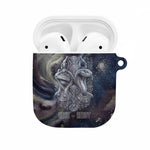 Egyptian Heh and Hauhet AirPods Case Serpent Duo Design Cosmic Infinity and Eternal Balance Motif