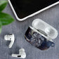 Egyptian Heh and Hauhet AirPods Case Serpent Duo Design Cosmic Infinity and Eternal Balance Motif