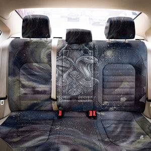 Egyptian Heh and Hauhet Back Car Seat Cover Serpent Duo Design Cosmic Infinity and Eternal Balance Motif