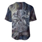 Egyptian Heh and Hauhet Baseball Jersey Serpent Duo Design Cosmic Infinity and Eternal Balance Motif