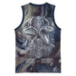 Egyptian Heh and Hauhet Basketball Jersey Serpent Duo Design Cosmic Infinity and Eternal Balance Motif