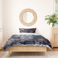 Egyptian Heh and Hauhet Bedding Set Serpent Duo Design Cosmic Infinity and Eternal Balance Motif
