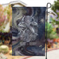 Egyptian Heh and Hauhet Garden Flag Serpent Duo Design Cosmic Infinity and Eternal Balance Motif