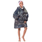 Egyptian Heh and Hauhet Kid Wearable Blanket Hoodie Serpent Duo Design Cosmic Infinity and Eternal Balance Motif