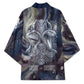 Egyptian Heh and Hauhet Kimono Serpent Duo Design Cosmic Infinity and Eternal Balance Motif