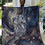 Egyptian Heh and Hauhet Quilt Serpent Duo Design Cosmic Infinity and Eternal Balance Motif