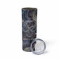 Egyptian Heh and Hauhet Skinny Tumbler Serpent Duo Design Cosmic Infinity and Eternal Balance Motif