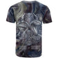 Egyptian Heh and Hauhet T shirt Serpent Duo Design Cosmic Infinity and Eternal Balance Motif